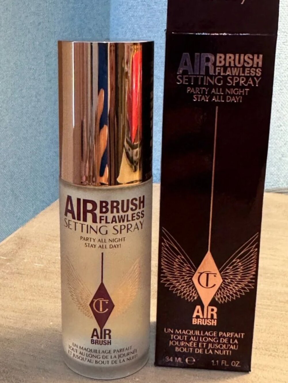 Charlotte‎ Tilbury Airbrush Flawless Setting Spray .5 oz/15ml Mini Size